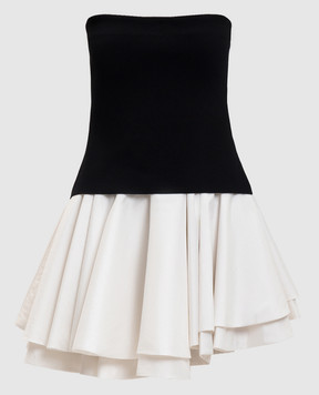 Simkhai Черное многослойное платье Isabelle 6251214B