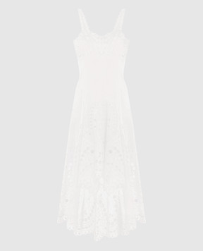 Charo Ruiz Біла асиметрична сукня Caspian 263612