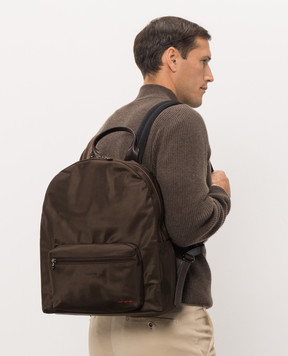 Kiton Коричневый рюкзак с металлическим логотипом UBA0160N01270