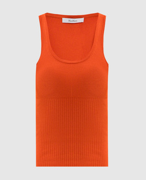 Max Mara Оранжевая майка GHIRO MXMGHIRO