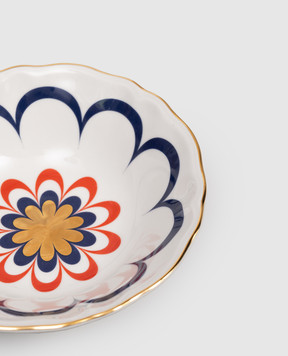 Bitossi Home Фарфоровая глубокая тарелка Flora ABR01061