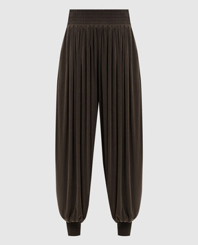 Balmain джоггеры цвета хаки GF0PN230JJ77