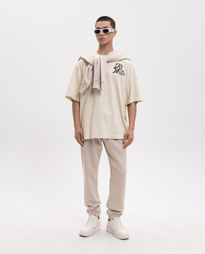 Off-White Жовта футболка з принтом логотипа 44MAA120S26J00M
