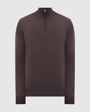 Canali Сірий джемпер з вовни MK01149C0015