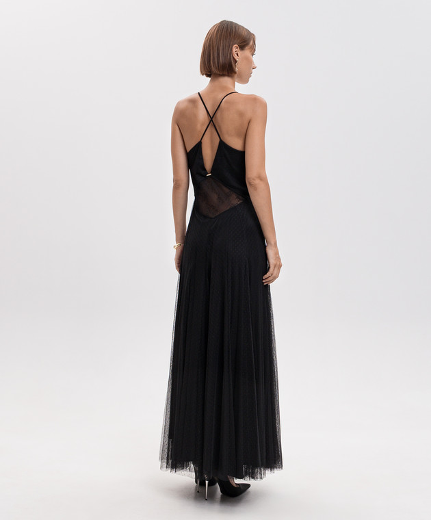 Twinset Черное платье макси 262TP2213 изображение 3
