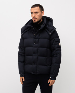 Moncler Синій пуховик Moncler Maya 70 K20911A0020553333