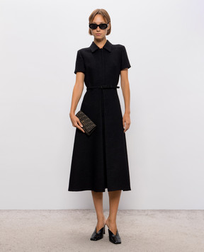 Fendi Черное платье с шерстью FDD644B1U1