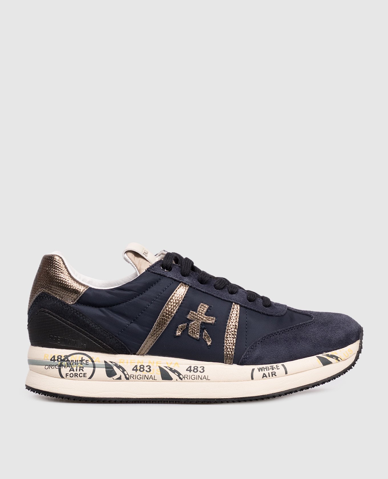 Blue CONNY combination sneakers Premiata