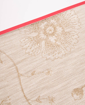 Le Jacquard Fraincais Бежева скатертина Été India з льону 31557