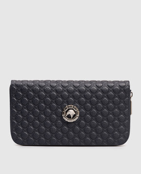 Stefano Ricci Синій шкіряний клатч з емблемою PP312GPVD1VD