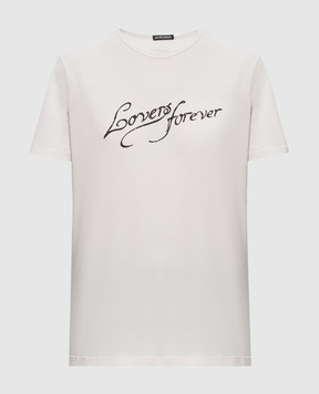Ann Demeulemeester Футболка Baptist цвета айвори B0014217FA206
