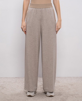 Peserico Сірі спортивні штани з люрексом A04580J02355A