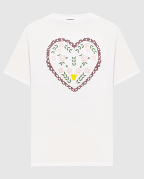 Max Mara Weekend Белая футболка TENUE с принтом WKDTENUE