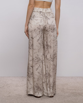 Peserico Бежеві палаццо в квітковий принт A0405204742