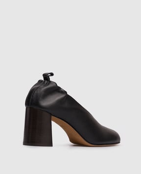 3.1 Phillip Lim Черные кожаные туфли Nadia SP22T814NCL
