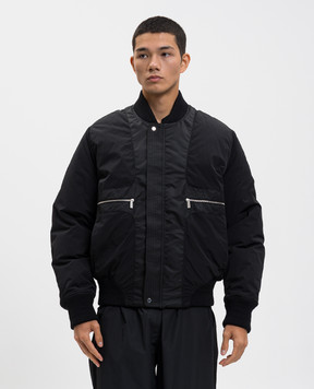 Off-White Чорний бомбер 44MEH05GF5F001
