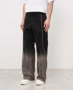 Off-White Чорні штани Offline Slouchy 44MCJ03LS26F001