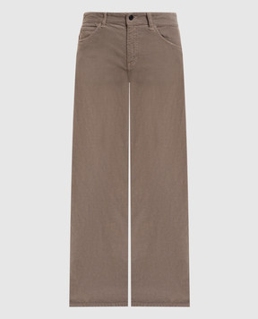 The Row Бежеві вельветові штани Carlyl 6636W3724