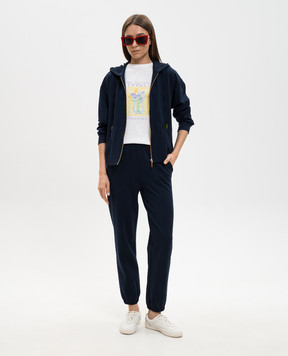 Twinset Біла футболка з принтом 261TP2341