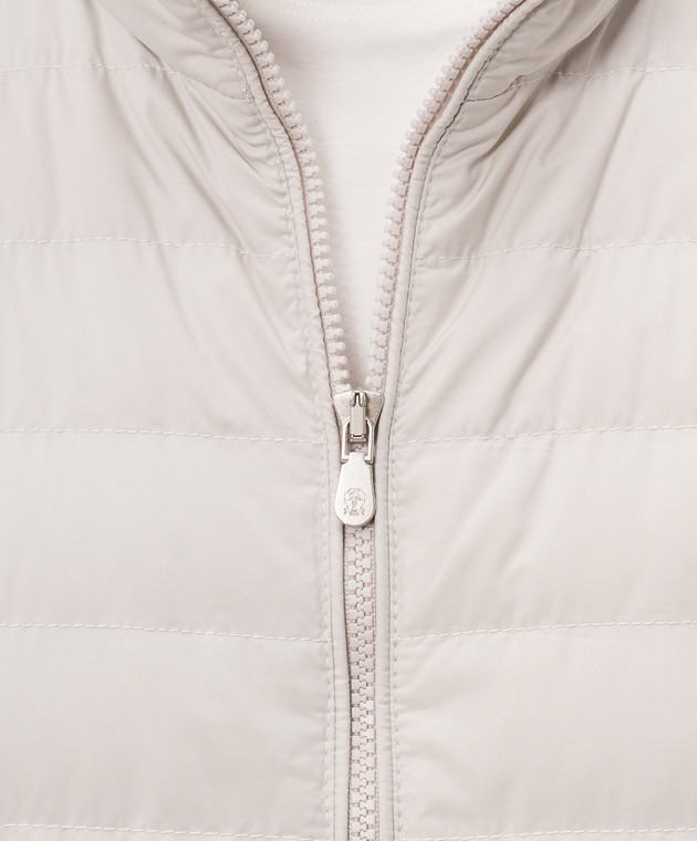 Brunello Cucinelli Сірий жилет MV4081797 зображення 5