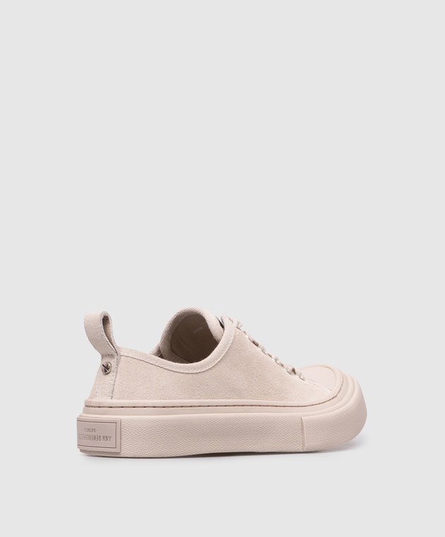 Ann Demeulemeester Бежеві замшеві кеди Halli B0014098LT199 зображення 3