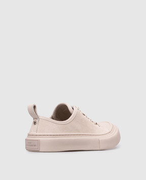 Ann Demeulemeester Бежеві замшеві кеди Halli B0014098LT199