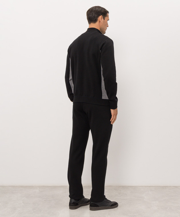Bertolo Cashmere Черный спортивный костюм 9020870019659020880019 изображение 3