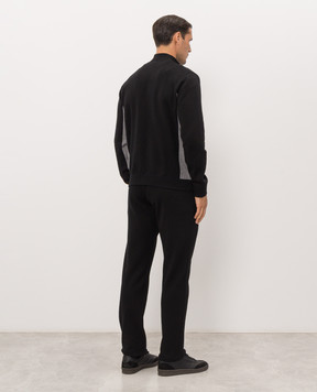 Bertolo Cashmere Черный спортивный костюм 9020870019659020880019