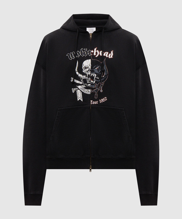 Vetements Черная спортивная куртка с принтом MH27ZU241B