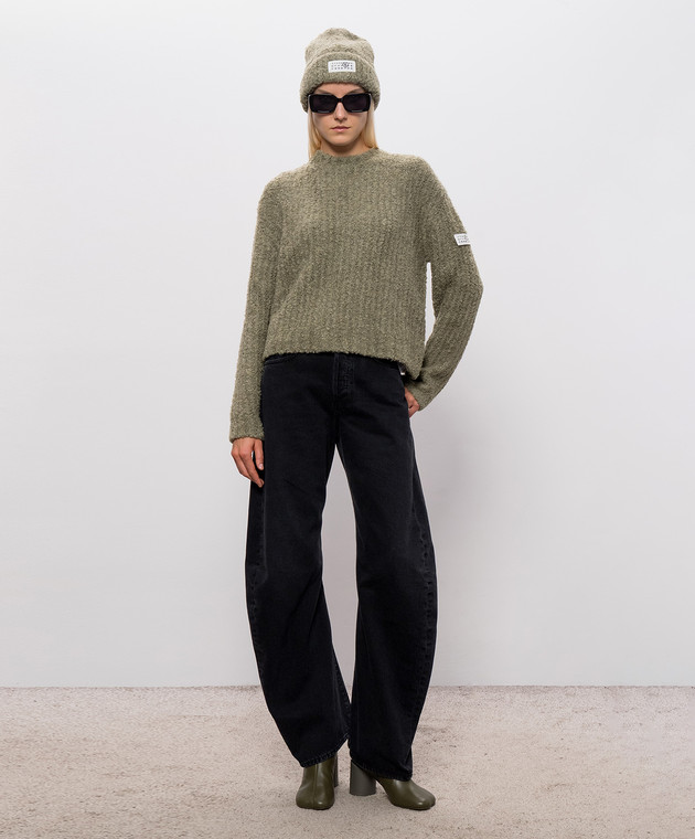 Maison Margiela MM6 Зеленый свитер S62HL0055M13342 изображение 2