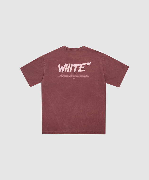 Off-White Детская розовая футболка 44GAA01GF26J002 изображение 2