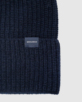 Woolrich Синяя шапка с шерстью CFWOAC0331MBUF0659
