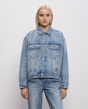 Alexander Wang Блакитна джинсова куртка 4DC2262102