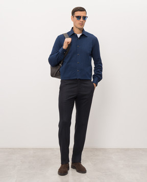 Kiton Синя сорочка UMCNERHH09888