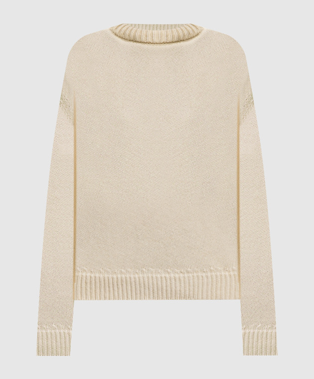 Jil Sander Желтый свитер из шерсти и кашемира J02GP0277J14860