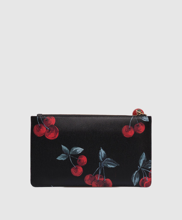Twinset Чорний клатч в принт у вигляді вишні 261TL8021 зображення 2