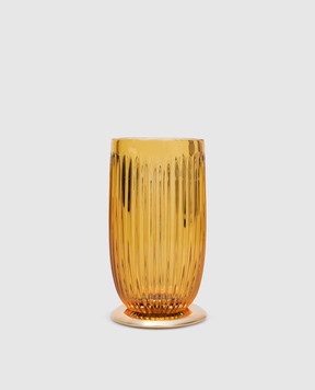 Treesseci Жовта кришталева склянка для ванної кімнати Elegance EL03AAMGD