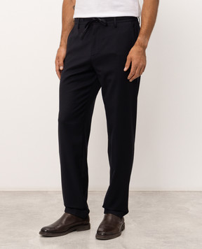 Canali Синие брюки из шерсти CJ06157U91659