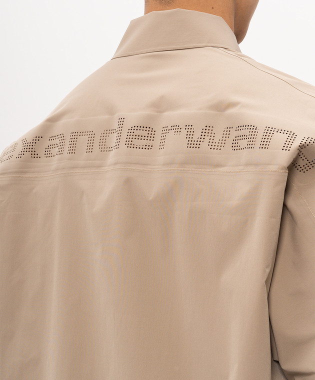 Alexander Wang Бежева сорочка з перфорацією UWC3261912 зображення 5