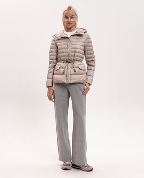 Moncler Серая пуховая куртка Raies L20931A00157597YF