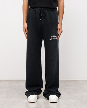 AMIRI Чорні спортивні штани HOLLYWOOD AMJYSP1049