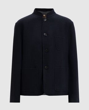 Loro Piana Синяя куртка Spagna из кашемира FAN9004sh