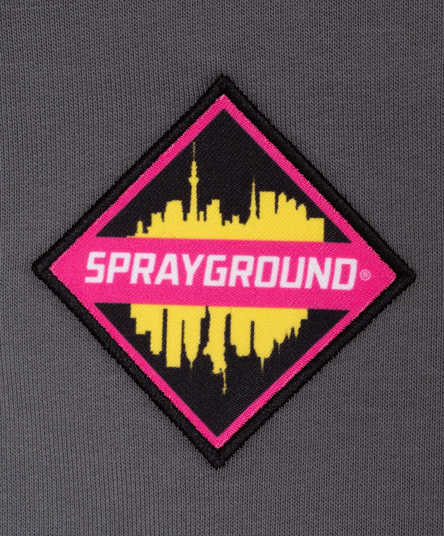 Sprayground Дитяча сіра спортивна куртка Shark in Japan SPY1554GGREY зображення 3