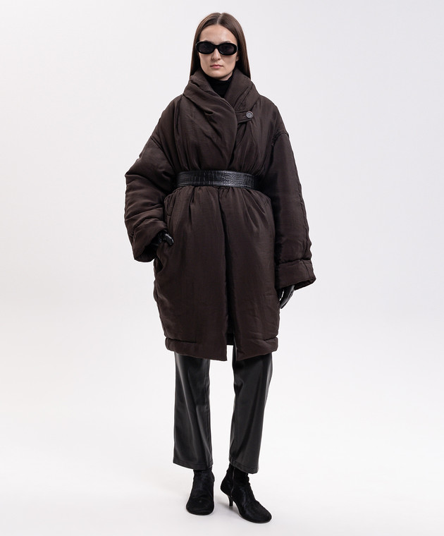 Magda Butrym Коричнева куртка COAT06180926 зображення 2