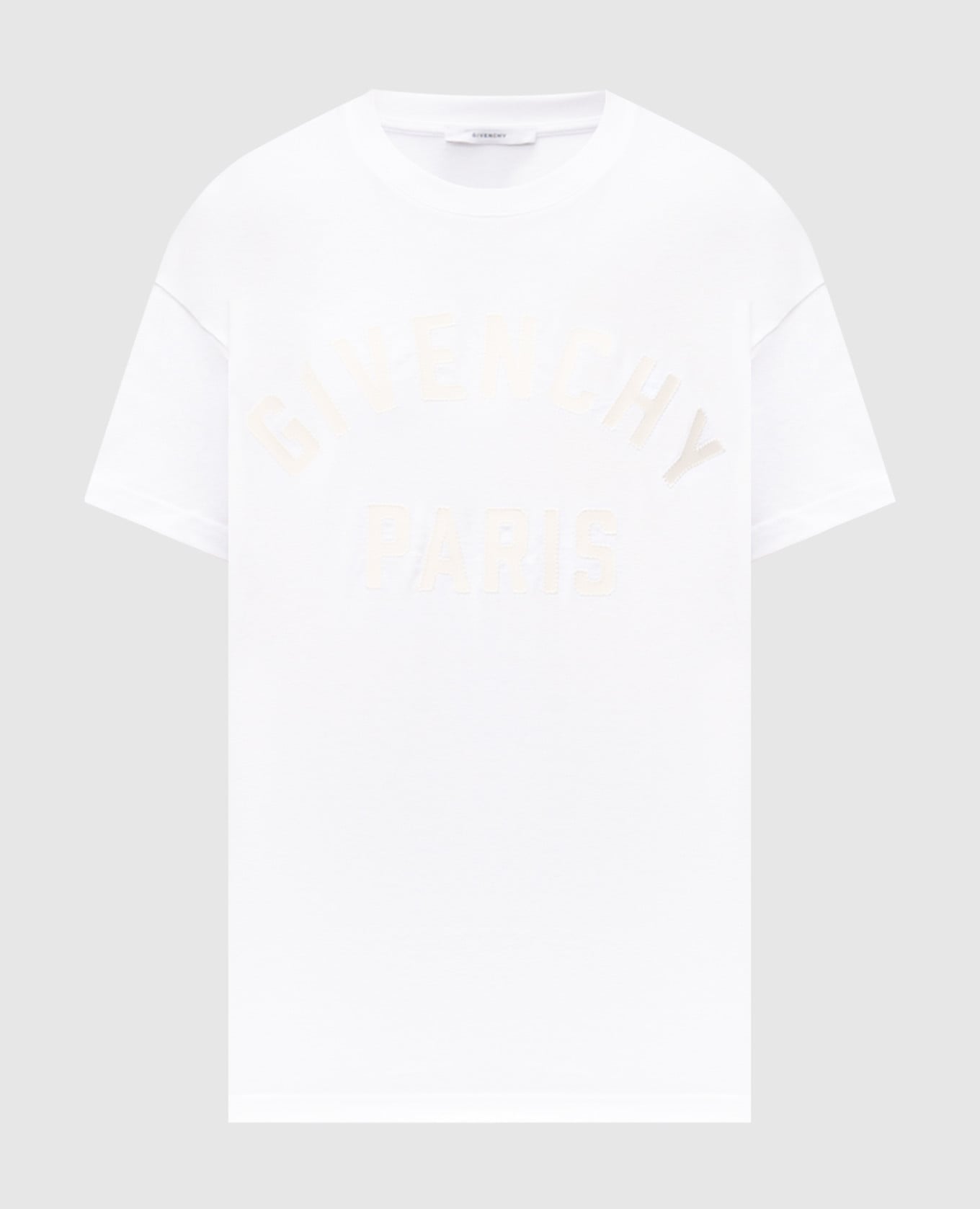 Белая футболка с логотипом