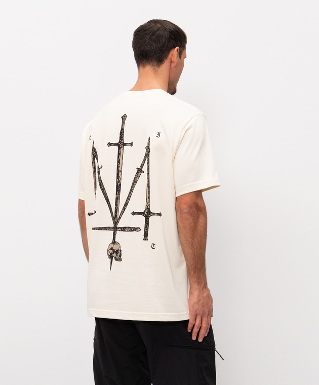 Riotdivision Бежева футболка Trident Of Blades RDTRDBLDTS зображення 4