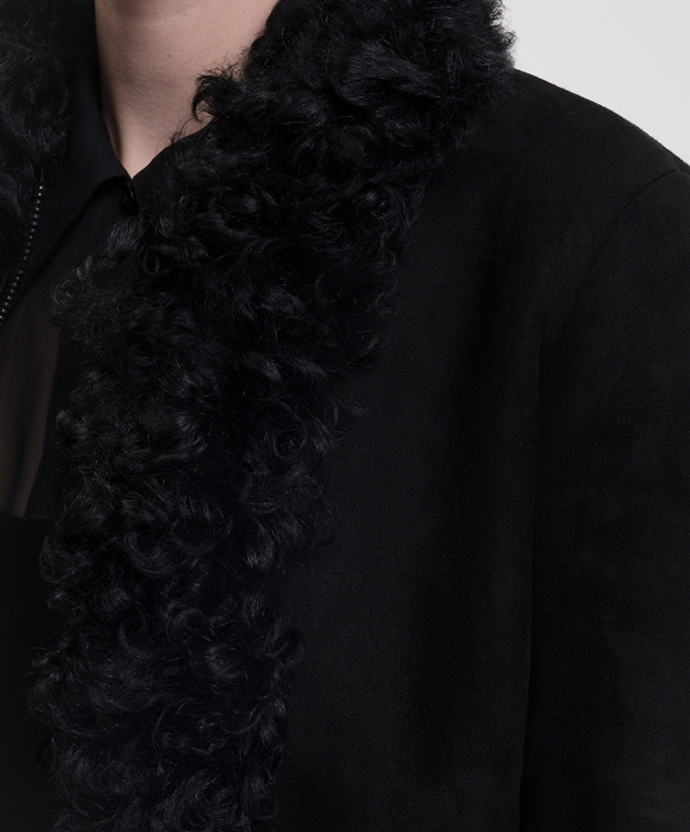 Fendi Черная дубленка FM5482B1O9 изображение 5