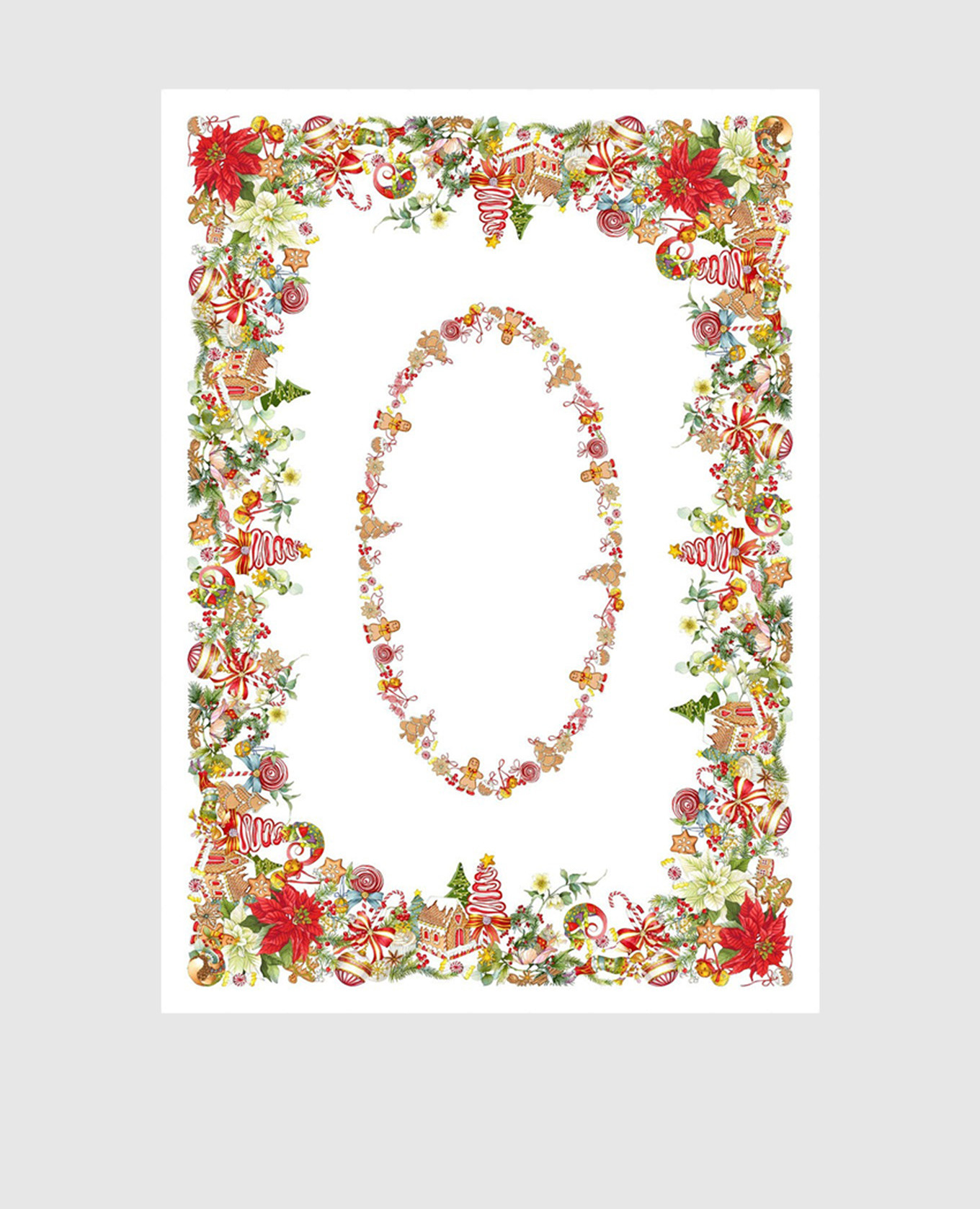 

Белая скатерть MARZAPE из льна, Белый, Скатерти