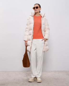 Peserico Розовый свитер с шерстью альпаки S99481F0509087