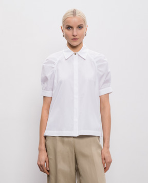 Max Mara Біла блуза з короткими рукавами MSTAMORE